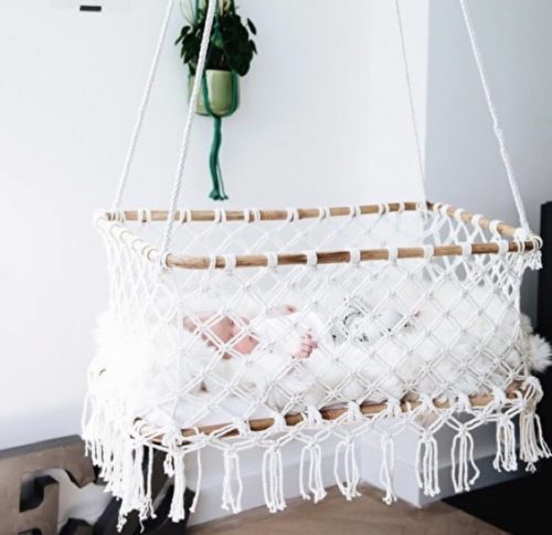 Підвісні колиски для немовлят – ідеї ліжечка для гарного сну