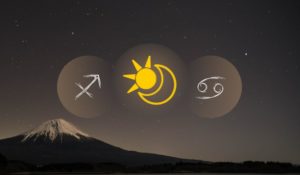 Висхідний знак Стрільця і сонячний знак Рака