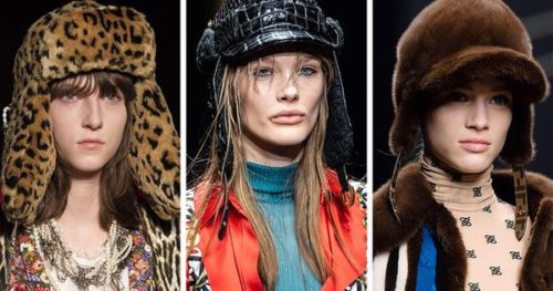 Модні жіночі шапки вушанки осінь зима 2021-2022