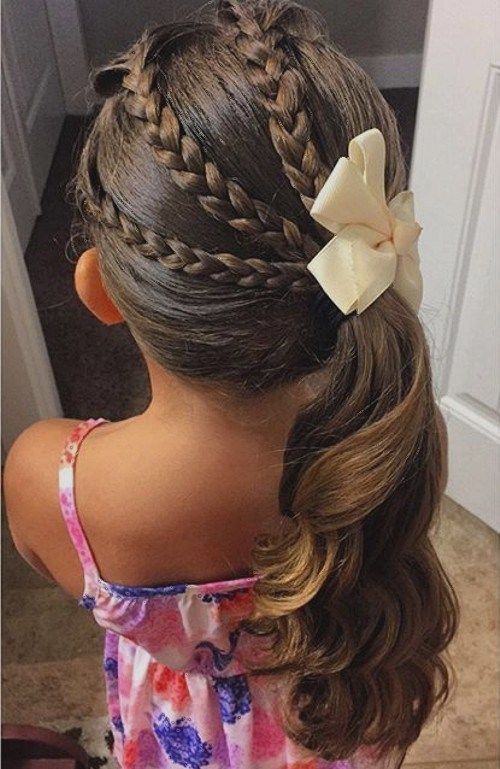 Зачіска на перше вересня й інші свята для дівчинки ідеї з фото