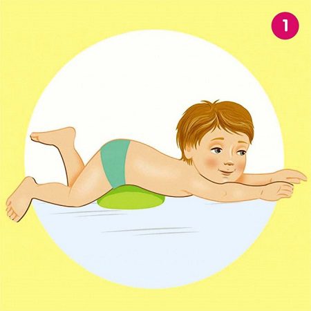 Крок 1 масажу від кашлю для малюка